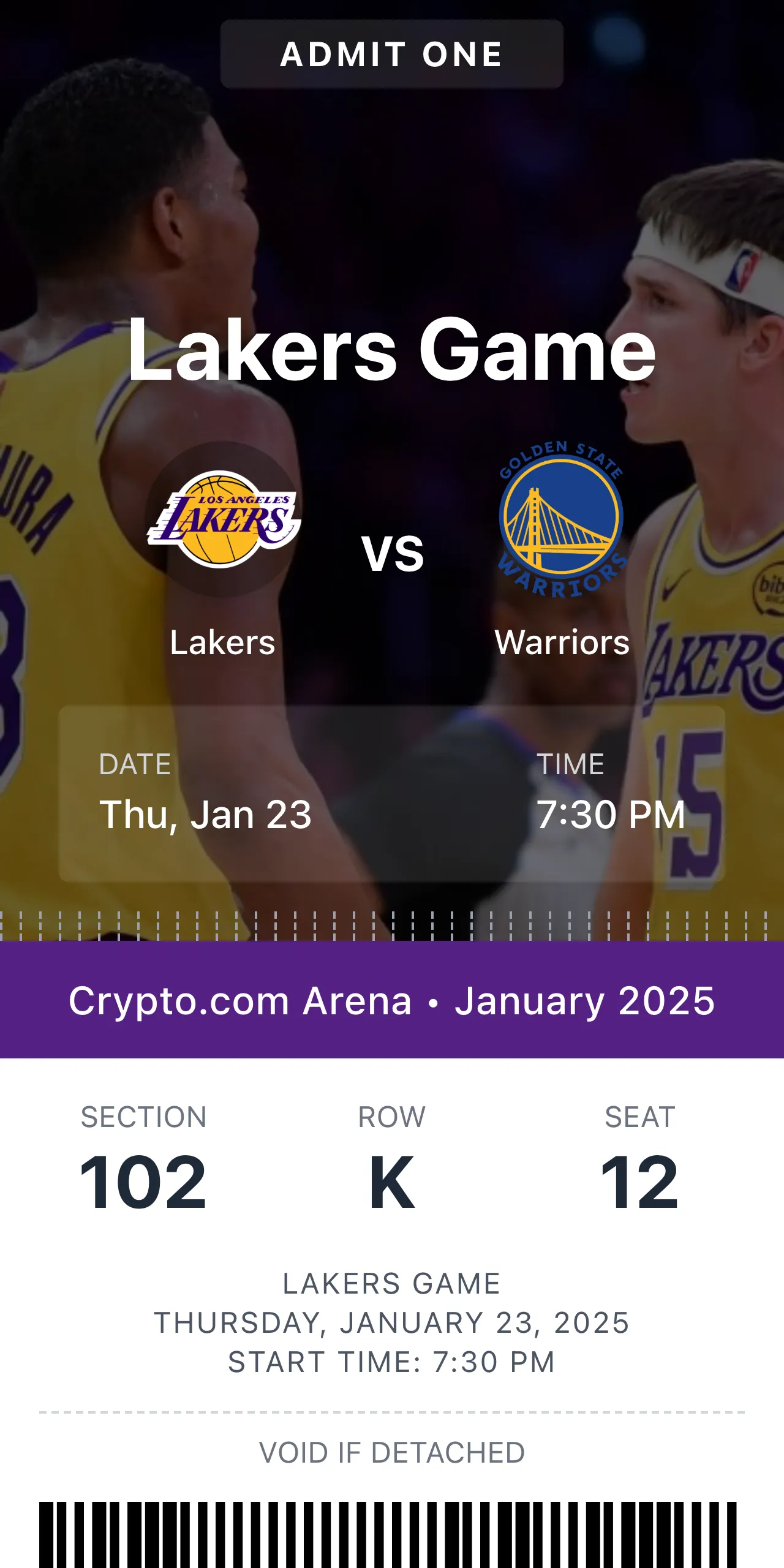 Ticket Preview