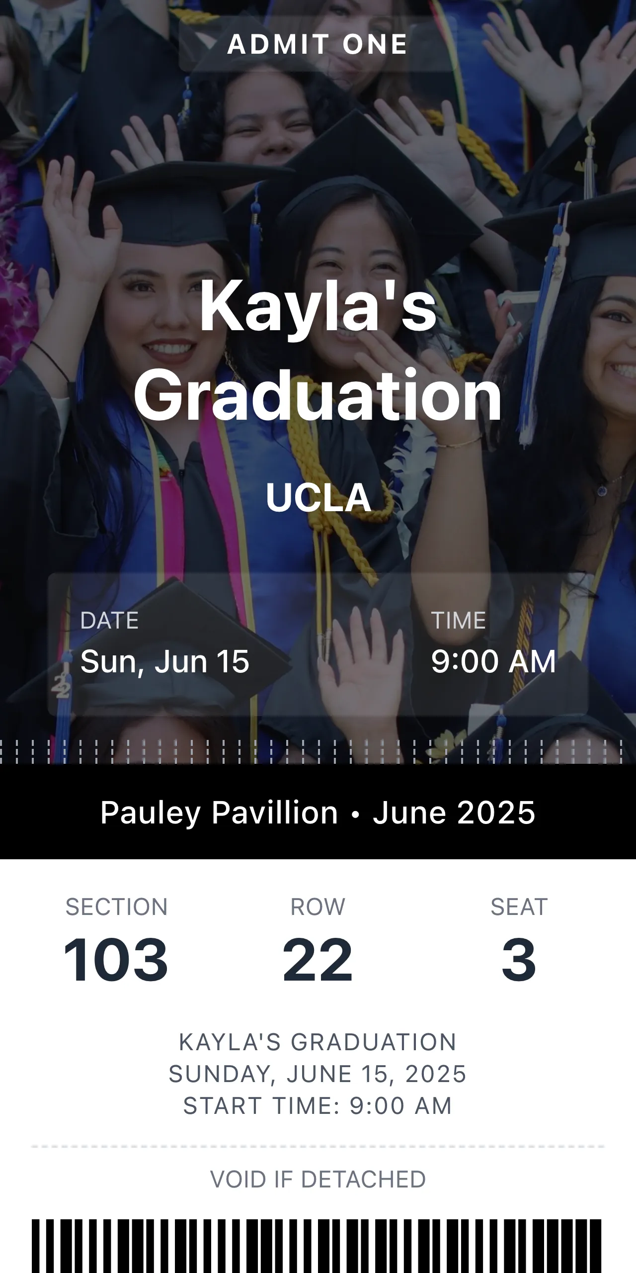 Ticket Preview